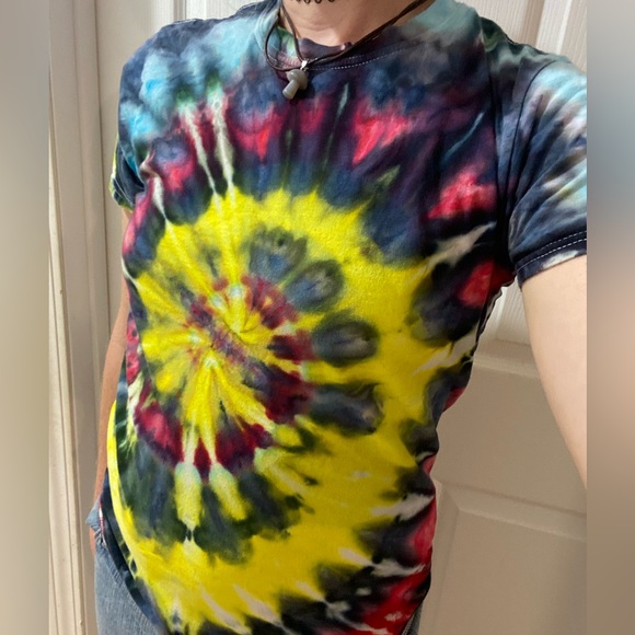 2 for $12 ⚜️ Unisex Tie Dye Yellow Brick Road Tee Shirt Adult Small - Picture 2 of 6